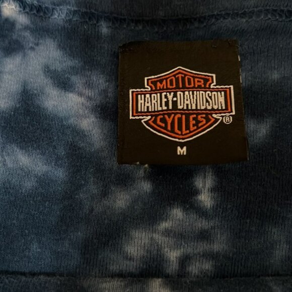 Harley- Davidson Blue Short Sleeve Tee Size M - Picture 7 of 7